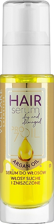 Serum do włosów suchych i zniszczonych Natychmiastowa regeneracja - Vollaré Pro Oli Repair Hair Serum