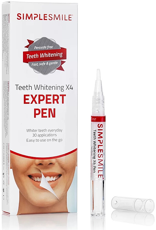 Żel do wybielania zębów w ołówku - Simplesmile Teeth Whitening X4 Expert Pen — Zdjęcie N1