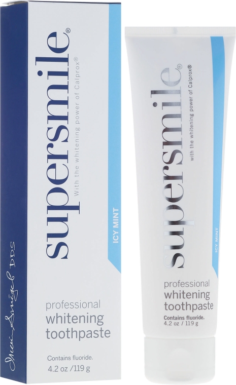 Profesjonalna pasta wybielająca do zębów Mroźna mięta - Supersmile Ice Mint Professional Teeth Whitening Toothpast — Zdjęcie N1