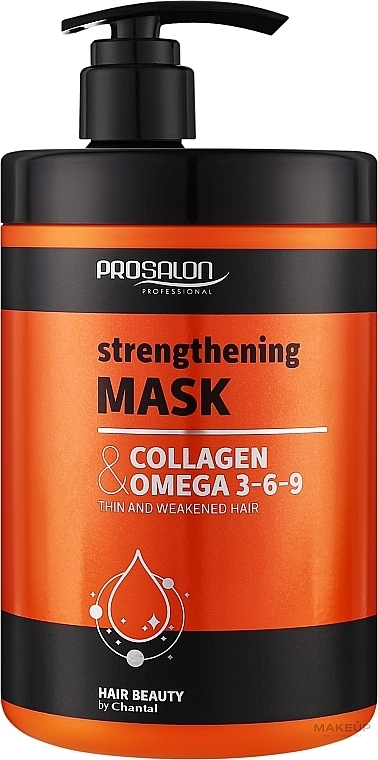 Ujędrniająca maska do włosów - Prosalon Collagen + Omega 3-6-9 Strengthening Mask — Zdjęcie N1