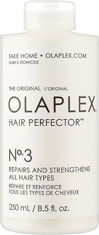 Eliksir odbudowująco-regenerujący do włosów po zabiegach chemicznych - Olaplex Hair Perfector №3 — Zdjęcie N1