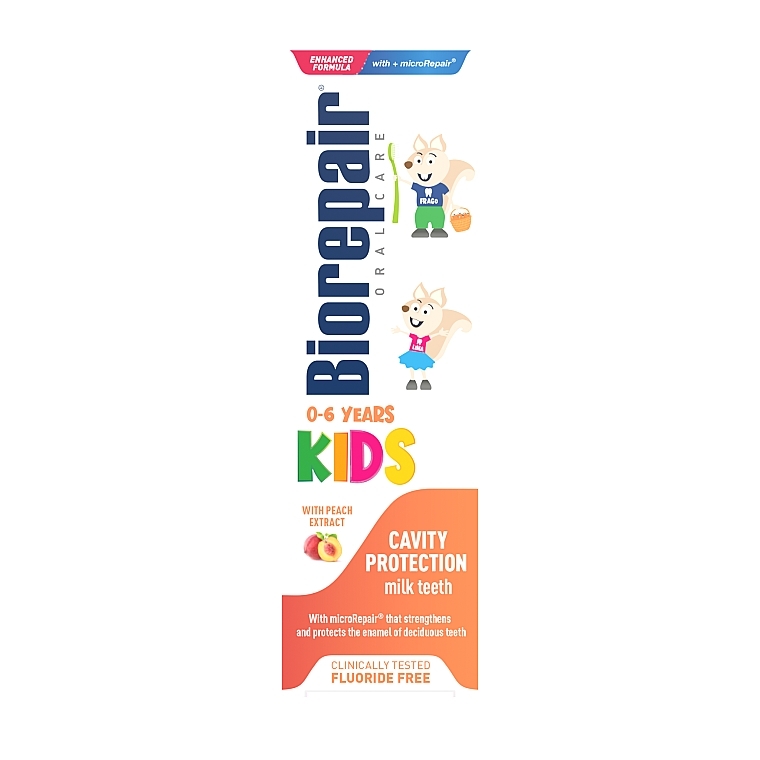 Pasta do zębów dla dzieci Brzoskwinia - Biorepair Kids Milk Teeth