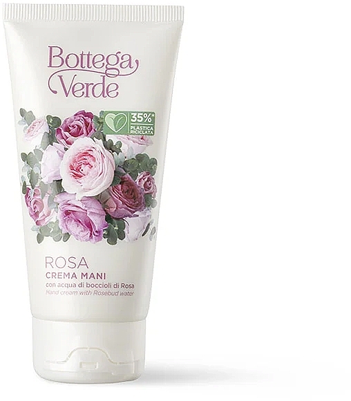 Krem do rąk z różą - Bottega Verde Hand Cream — Zdjęcie N1