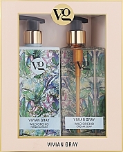 Zestaw - Vivian Gray Wild Orchid (h/soap/350ml + h/lot/350ml) — Zdjęcie N1