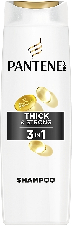 Szampon do włosów 3 w 1 - Pantene Pro-V Thick & Strong — Zdjęcie N1