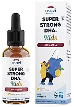 Suplement diety o smaku cytrynowym, 640 mg - Super Strong DHA Kids, 640 mg — Zdjęcie N2