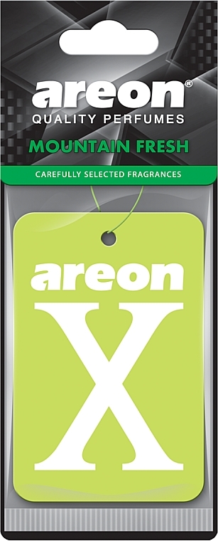 Odświeżacz powietrza Mountain fresh - Areon X Quality Perfumes Mountain Fresh — Zdjęcie N1