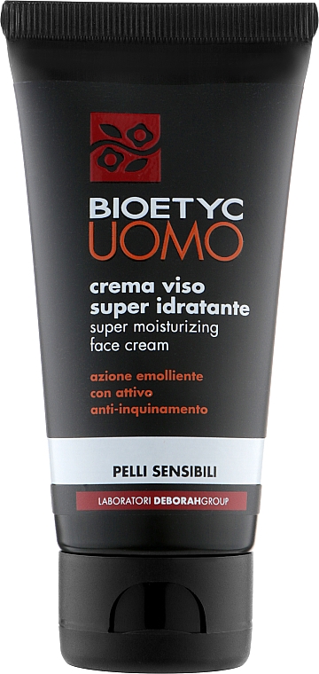 Intensywnie nawilżający krem do twarzy dla mężczyzn - Deborah Milano Bioetyc UOMO Super Moisturizing Face Cream — Zdjęcie N1