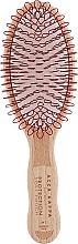 Szczotka pętelkowa do włosów i skóry głowy - Acca Kappa Protection Beech Wood Looped Nylon Oval Soft Brush — Zdjęcie N1