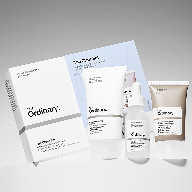 The Ordinary The Clear Set (cl/foam/50ml + f/serum/30ml + f/cr/30ml) - Zestaw — Zdjęcie N4