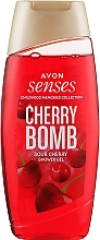 Nawilżający żel pod prysznic Wiśniowy - Avon Senses Cherry Bomb — Zdjęcie N1