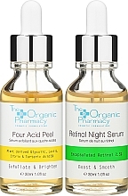 Zestaw kosmetyków do pielęgnacji twarzy - The Organic Pharmacy Night Renew Glow Kit (ser/2x30ml) — Zdjęcie N2