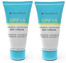 Kup Zestaw - Dr. Eve_Ryouth Hydration + Protection Day Cream SPF15 Duo (d/cr/2x30ml)