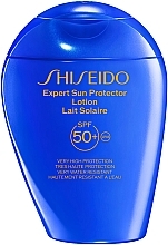 Krem nawilżający do twarzy i ciała z ochroną przeciwsłoneczną SPF 50 - Shiseido Sun Expert Protection Face and Body Lotion SPF50 — Zdjęcie N1