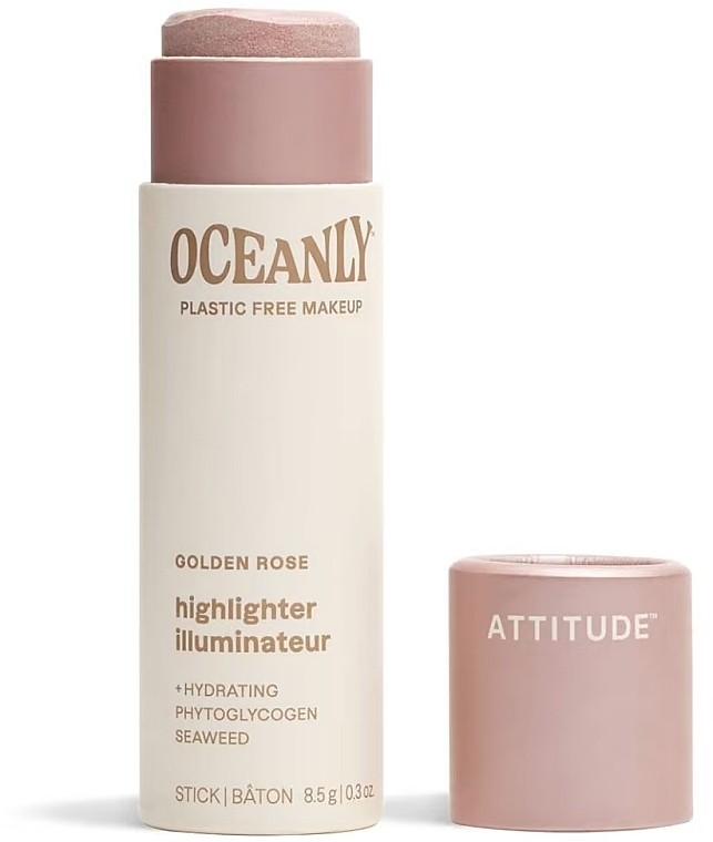 Kremowy rozświetlacz w sztyfcie - Attitude Oceanly Cream Highlighter Stick — Zdjęcie N1