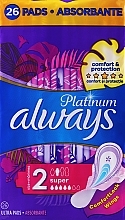 Kup Podpaski higieniczne, rozmiar 2, 26 sztuk - Always Platinum Protection +Extra Comfort Super