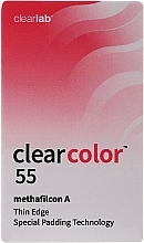 PRZECENA! Soczewki kontaktowe, niebieskie, 2 szt. - Clearlab Clear Color 55 * — Zdjęcie N2