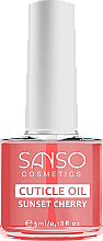 Kup Olejek do skórek i paznokci Sunset Cherry - Sanso Cosmetics Cuticle Oil 
