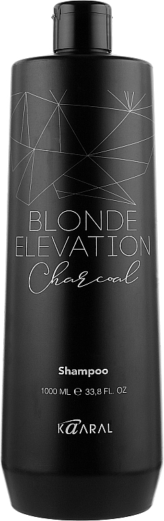 Szampon do włosów z czarnym węglem - Kaaral Blonde Elevation Charcoal Shampoo — Zdjęcie N3