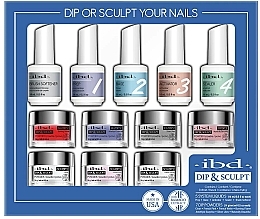 Zestaw, 12 produktów - IBD Dip & Sculpt Your Nails Kit — Zdjęcie N1