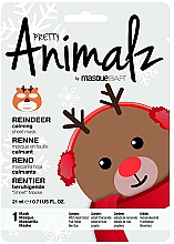 Kup Wyciszająca maska do twarzy w płachcie - masqueBar Animalz Reindeer Calming Sheet Mask