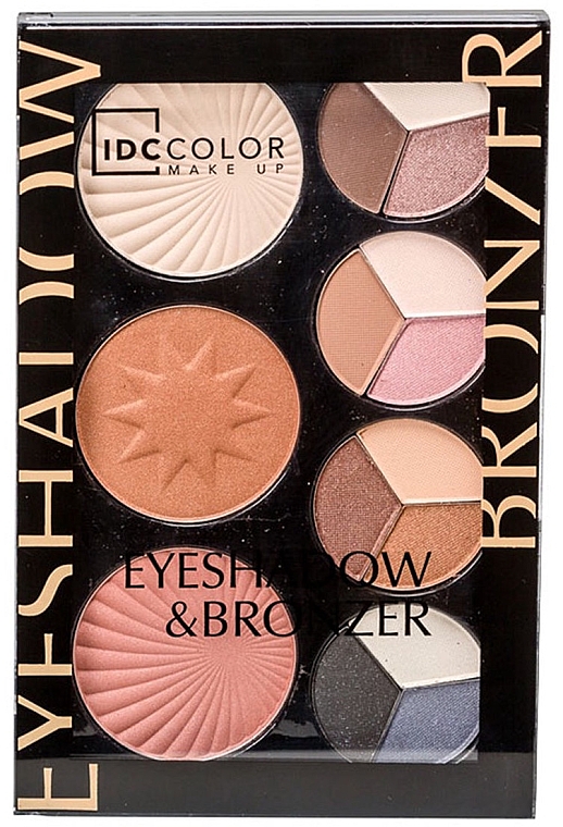 Paleta do makijażu - IDC Color Eyeshadow & Bronzer — Zdjęcie N1