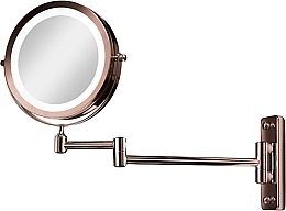Kup Lusterko z podświetleniem LED i 10-krotnym powiększeniem - Gillian Jones LED Double Sided Wall Mirror In Copper With x 10 m