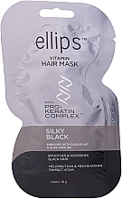 Kup Maska do włosów Jedwabna noc z kompleksem Pro-Keratin - Ellips Vitamin Hair Mask Silky Black