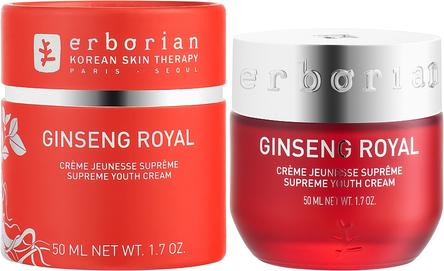 Wygładzający krem do twarzy korygujący oznaki starzenia - Erborian Ginseng Royal Cream — Zdjęcie N2