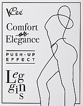 Uniwersalne legginsy z efektem push-up - VCee Shaping Leggins With Push-Up Effect — Zdjęcie N3