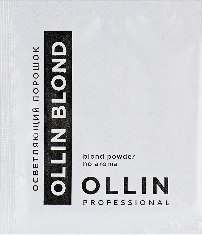 Bezzapachowy puder rozjaśniający do włosów - Ollin Professional Color Blond Powder No Aroma