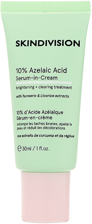 Rozjaśniające serum w kremie Kwas azelainowy 10% - SkinDivision 10% Azelaic Acid Serum-in-Cream — Zdjęcie N1