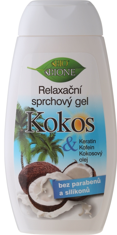 Relaksujący żel pod prysznic Kokos - Bione Cosmetics Shower Gel — Zdjęcie N1