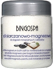 Sól siarczanowo-magnezowa do kąpieli mineralnych i okładów - BingoSpa Salt And Magnesium Sulphate — Zdjęcie N1
