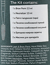 PRZECENA! Zestaw do laminacji brwi - RefectoCil Brow Lamination Kit * — Zdjęcie N5