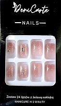 Tipsy kwadratowe, 24 sztuki - Deni Carte Nails 7165 — Zdjęcie N1