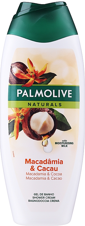 Kremowy żel pod prysznic orzechy makadamia i kakao - Palmolive Naturals Macadamia&Cacao — Zdjęcie N1