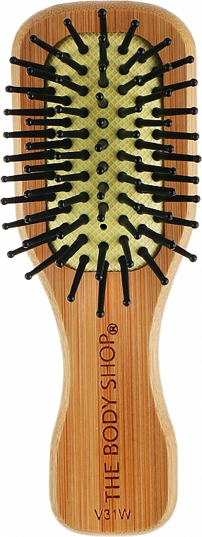 Bambusowa szczotka do włosów - The Body Shop Mini Bamboo Paddle Hairbrush — Zdjęcie N1