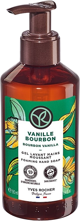 Mydło w pianie do rąk Wanilia Bourbon - Yves Rocher Bourbon Vanilla Foaming Hand Soap — Zdjęcie N1