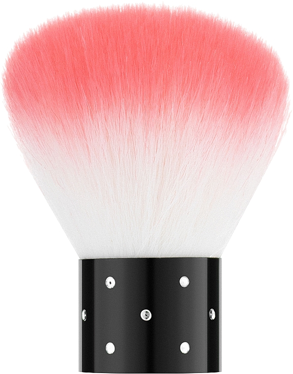 Pędzelek do manicure, biało-różowy - Canni Dust Brush — Zdjęcie N1