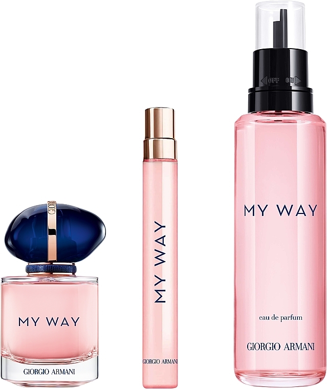 Giorgio Armani My Way - Zestaw (edp/100ml + edp/30ml + edp/mini/10ml) — Zdjęcie N3