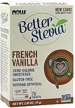 Naturalny słodzik Francuska wanilia - Now Foods Better Stevia French Vanilla Sweetener — Zdjęcie N1