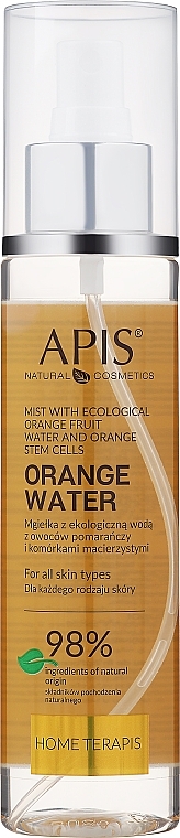 Mgiełka z ekologiczną wodą z owoców pomarańczy i komórkami macierzystymi - APIS Professional Home TerApis — Zdjęcie N1