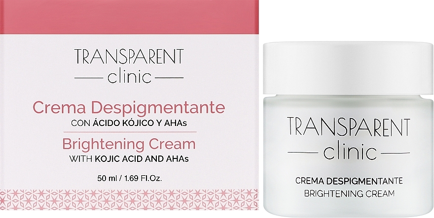 Rozjaśniający krem do twarzy - Transparent Clinic Brightening Cream — Zdjęcie N2
