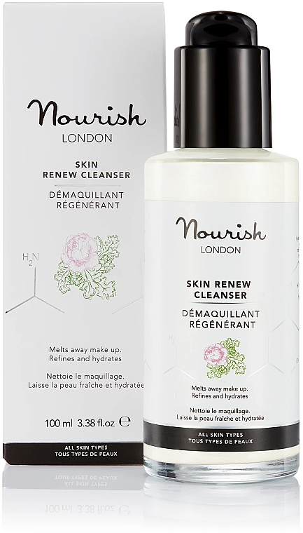 Oczyszczający krem do twarzy - Nourish London Skin Renew Cleanser — Zdjęcie N2