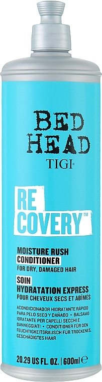 Nawilżająca odżywka do włosów suchych i zniszczonych - Tigi Bed Head Recovery Moisture Rush Conditioner — Zdjęcie N3