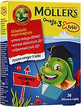 Kup Suplement diety Omega-3 żelowe rybki o smaku malinowym - Möller’s