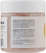 Złuszczający krem do ciała z ekstraktem z moreli - Parisienne Italia Body Scrub With Apricot Extract — Zdjęcie N2