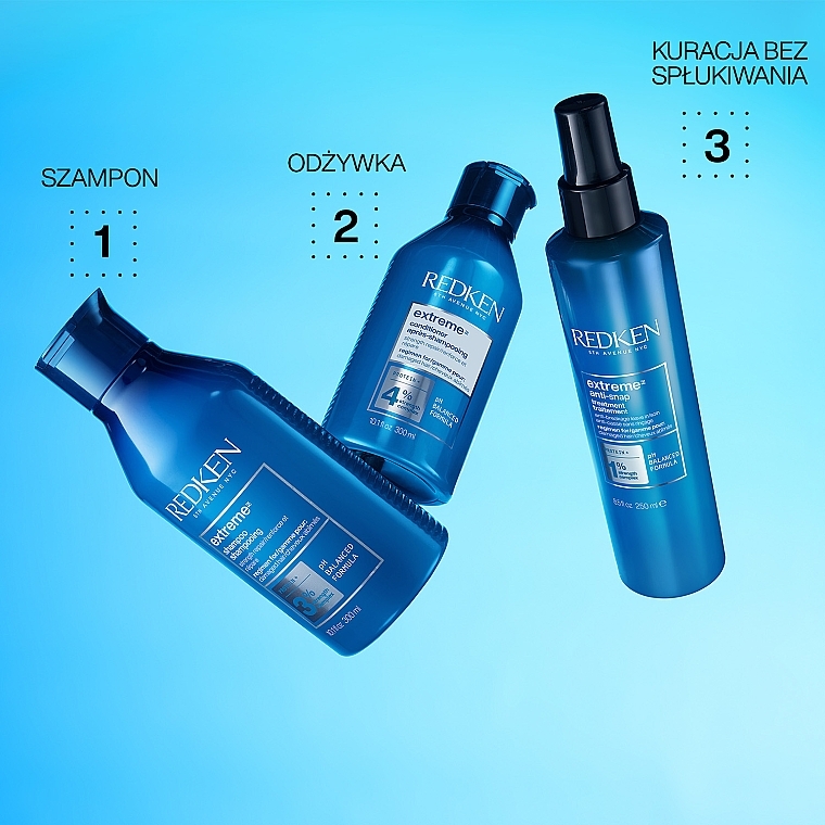 Serum do bardzo zniszczonych włosów - Redken Extreme Anti-Snap Leave In Treatment — Zdjęcie N3