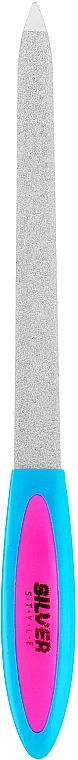 Pilnik do paznokci szafirowy, 17 cm - Silver Style — Zdjęcie N1